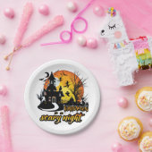 Halloween Scary Night Papieren Bordje (Feest)