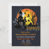 Halloween Scary Night Planner Party Kaart (Voorkant)