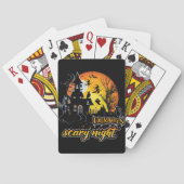 Halloween Scary Night Pokerkaarten (Achterkant)