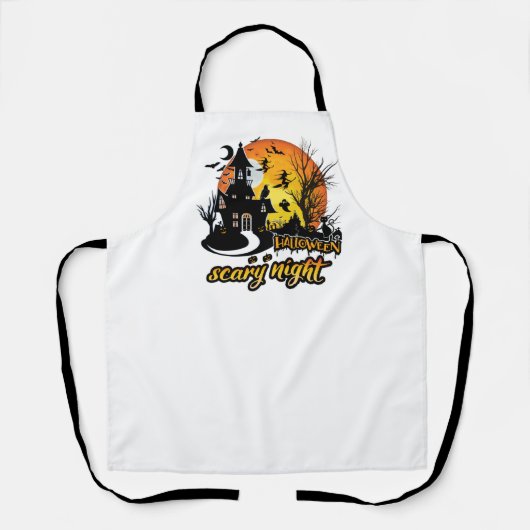 Halloween Scary Night Schort (Voorkant)