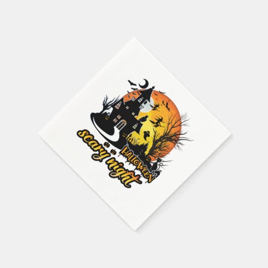 Halloween Scary Night Servet (Hoek)