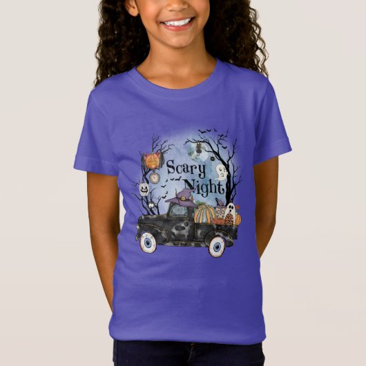 Halloween Scary Night T-shirt (Voorkant)