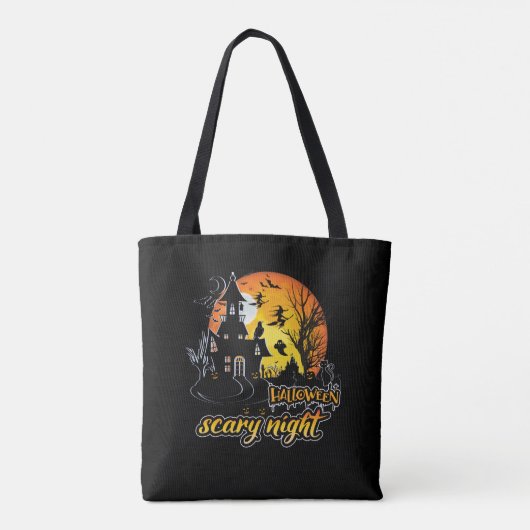 Halloween Scary Night Tote Bag (Achterkant)