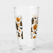 Halloween Scary Pattern – Spooky & feestelijk Glas (Links)