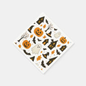 Halloween Scary Pattern – Spooky & feestelijk Servet (Hoek)