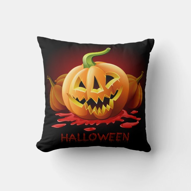 Halloween Scary Pumpkin - Aanpassen Kussen (Voorkant)