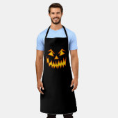 Halloween Scary Pumpkin Face Schort (Gedragen)