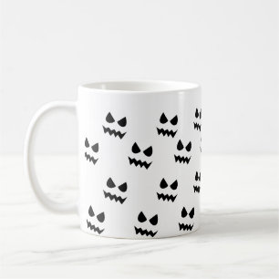 Halloween Scary Pumpkin Gezicht Koffiemok