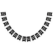 Halloween Scary Pumpkin Gezicht Vlaggetjes (Alle)