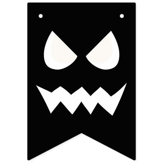 Halloween Scary Pumpkin Gezicht Vlaggetjes (Tweede vlag)