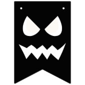 Halloween Scary Pumpkin Gezicht Vlaggetjes (Eerste vlag)