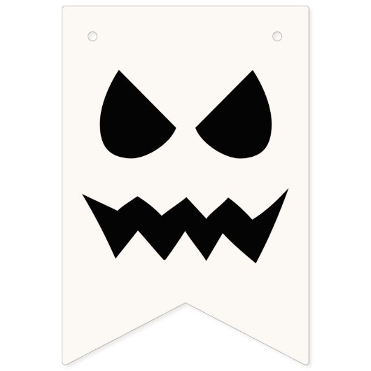 Halloween Scary Pumpkin Gezicht Vlaggetjes (Tweede vlag)