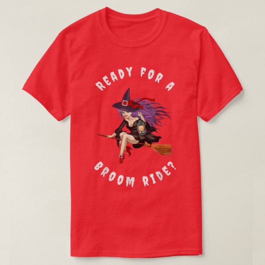 Halloween Scary Pumpkin Head Witch T-shirt (Design voorkant)