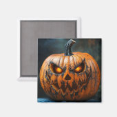 Halloween Scary Pumpkin Magnet (Voorkant / Achterkant)