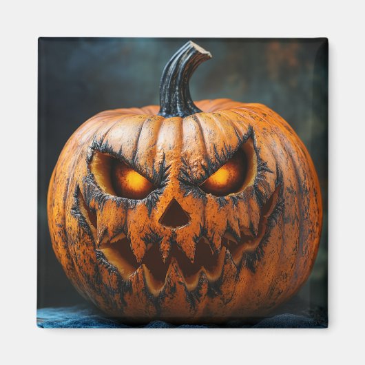 Halloween Scary Pumpkin Magnet (Voorkant)