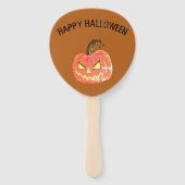 Halloween Scary Pumpkin Paddle Handwaaier (Voorkant)