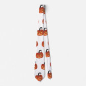 Halloween Scary Pumpkin Stropdas (Voorkant)