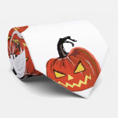 Halloween Scary Pumpkin Stropdas (Opgerold)
