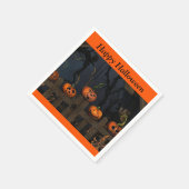 Halloween Scary Pumpkins Kinder Party Paper Napkin Servetten (Hoek)