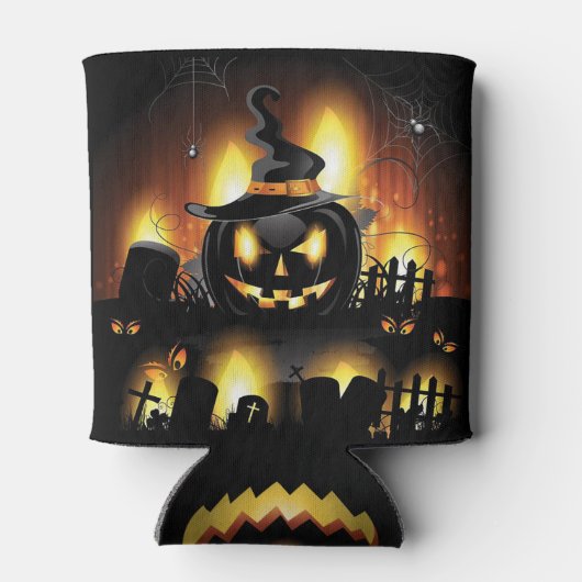 Halloween - Scary Pumpkins w/Pet Blikjeskoeler (Achterkant)