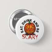 Halloween Scary Ronde Button 5,7 Cm (Voorkant /achterkant)