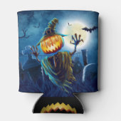 Halloween Scary Scene (5) pompoen Blikjeskoeler (Achterkant)