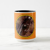 Halloween Scary Skeleton Botten Grave Photo Design Mok (Midden)