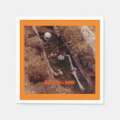 Halloween Scary Skeleton Botten Party Photo Design Servetten (Voorkant)