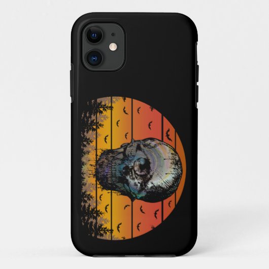 HALLOWEEN SCARY SKULL Case-Mate iPhone CASE (Achterkant)