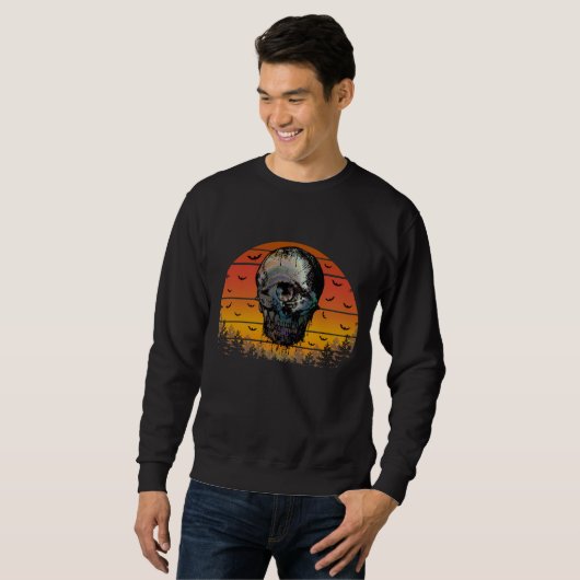 HALLOWEEN SCARY SKULL TRUI (Voorkant volledig)