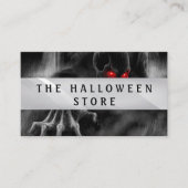  Halloween Scary Skull Visitekaartje (Voorkant)