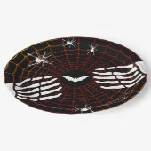 Halloween Scary Spider Pattern Papieren Bordje (Gekanteld)