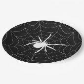 Halloween Scary Spider Pattern Papieren Bordje (Gekanteld)