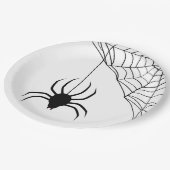 Halloween Scary Spider Pattern Papieren Bordje (Gekanteld)