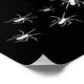 Halloween Scary Spider | Spider Lover Gift Idee Poster (Hoek)
