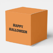 Halloween Scary Spooky Jack O Lantern Pumpkin Face Bedankdoosjes (Achterkant)