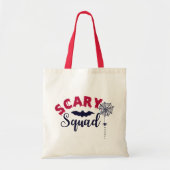 Halloween Scary Squad Gepersonaliseerde naam Tote Bag (Voorkant)