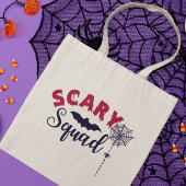 Halloween Scary Squad Gepersonaliseerde naam Tote Bag