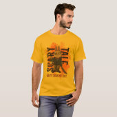 Halloween Scary tales nightmare Bunny in bril T-shirt (Voorkant volledig)