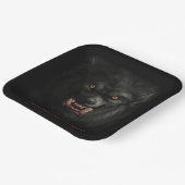 Halloween Scary Werewolf Paper Borden Papieren Bordje (Gebogen)