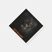 Halloween Scary Werewolf Paper Napkins Servet (Hoek)