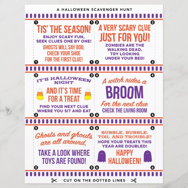 Halloween Scavenger Hunt (Voorkant)