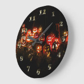 Halloween Scene gevuld met Jack-O-Lantern Grote Klok (Hoek)