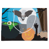 Halloween Scene Groot Cadeauzakje (Voorkant)