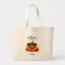 Halloween scène grote tote bag