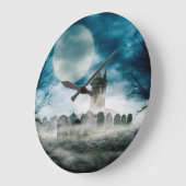 Halloween scene. Haunted house on graveyard Grote Klok (Hoek)