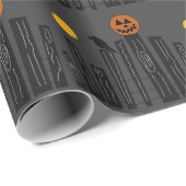 Halloween scène op inpakpapier (Rol Hoek)