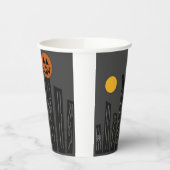 Halloween scène op papieren bekers (Links)