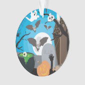 Halloween Scene Ornament (voorkant)