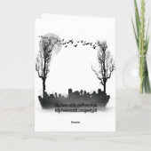 Halloween Scene Photo Lijst Kaart (Achterkant)